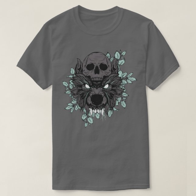 Varg Skull T Shirt (Design framsida)