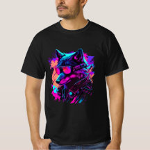 varg soldat Fold 80's Retro Synthwave Graphic Tee