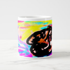 Varg solnedgång vild jumbo mugg
