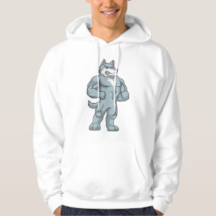 Varg som BodyBuilder extremt Hoodie