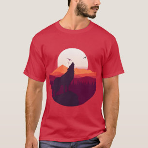 Varg som tjuter bäst gåvafars dag t shirt