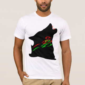 ☞♥Varg som ylar Stilig Unisex Bella Canvas T♥☜ T-shirt