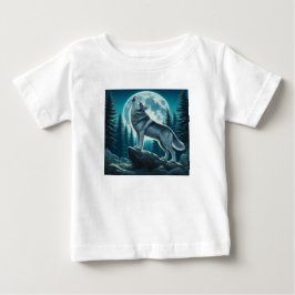 Varg som ylar t shirt
