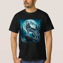 Varg som ylar t shirt