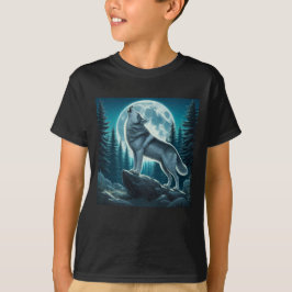 Varg som ylar t shirt