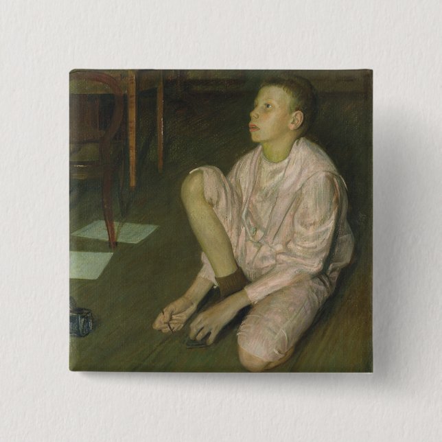 Varg sonen av konstnären, 1900 knapp (Framsida)