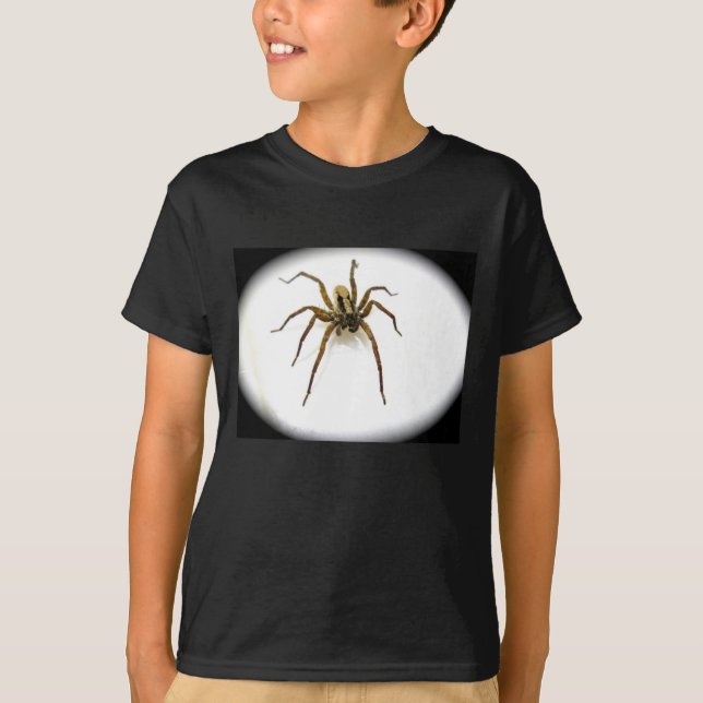 Varg Spider Male (Lycosidae) Kid T-Shirt (Framsida)
