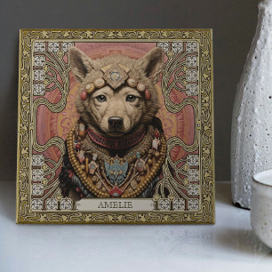 Varg Spirit Animal Carpetk Altarbit Happycore Kakelplatta