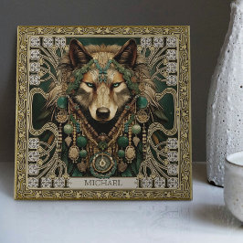 Varg Spirit Animal Carpetk Altarbit Happycore Kakelplatta