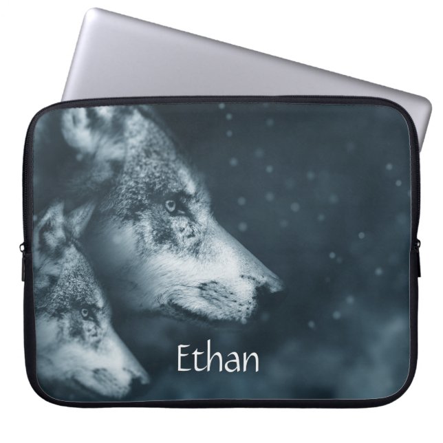 Varg Spirit-Anpassningsbar Laptop Fodral (Framsidan)