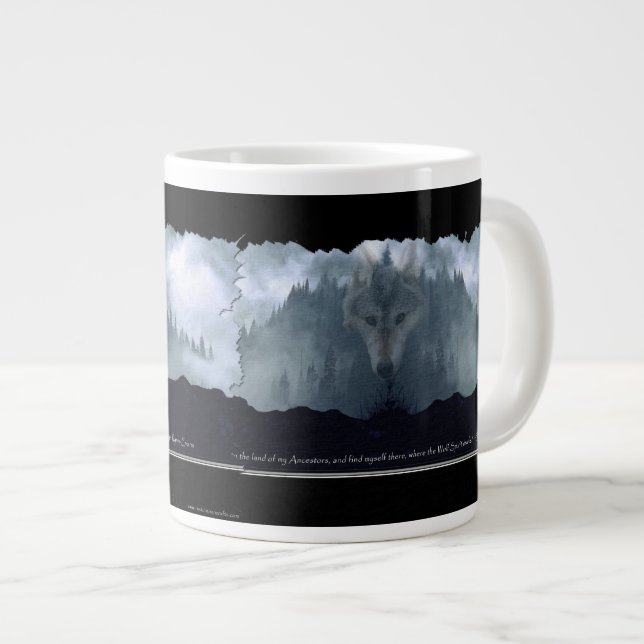 Varg Spirit & Mountain Jumbo Soppa & Coffee Mugg Jumbo Mugg (Framsida höger)