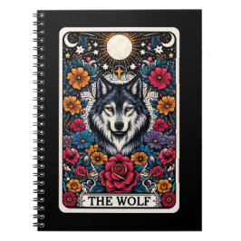 Varg Spirit Tarot Card - bärbar dator Anteckningsbok