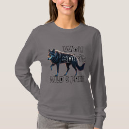 Varg Spirit: Vild och fri T Shirt