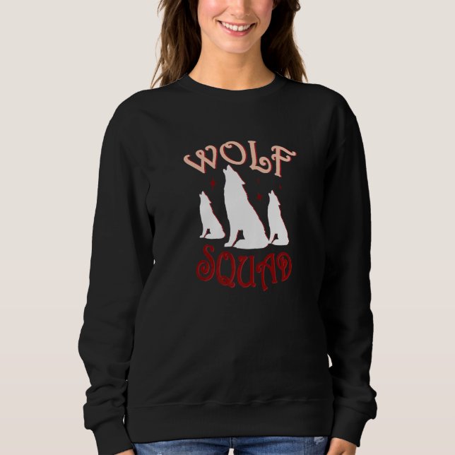 Varg Squad Forest Animal Nature Vargars T Shirt (Framsida)