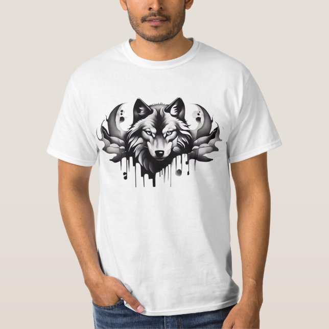 Varg T-Shirt Collection Tattoo Stil-design (Framsida)