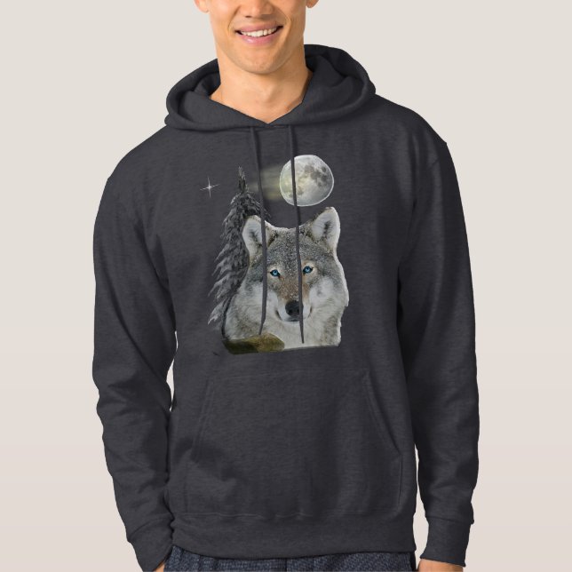 varg-t-shirts hoodie (Framsida)