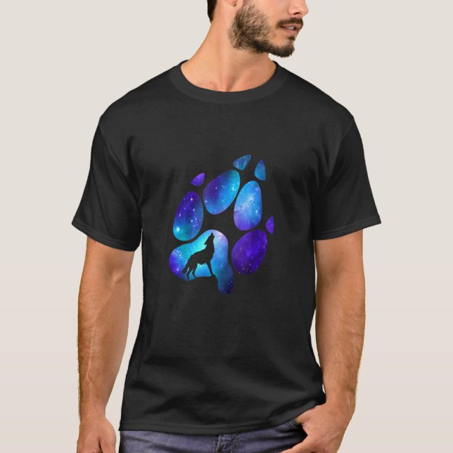 Varg Tass Galaxy T Shirt (Framsida)