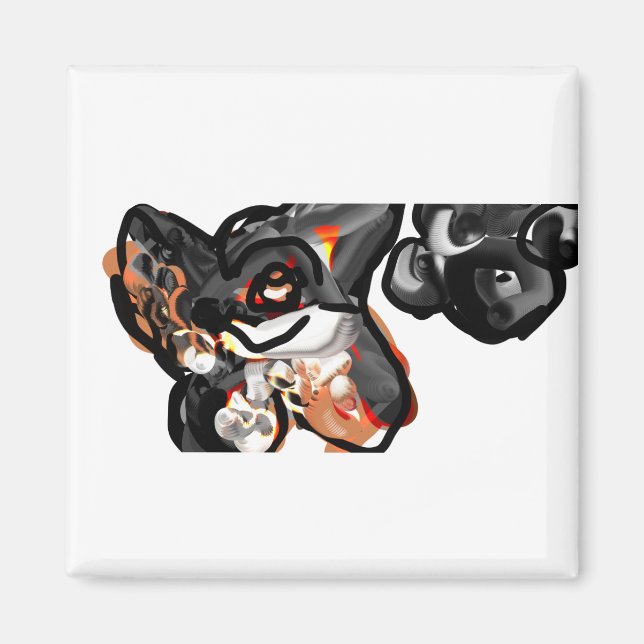 VARG TASS i LUFT Magnet (Framsidan)