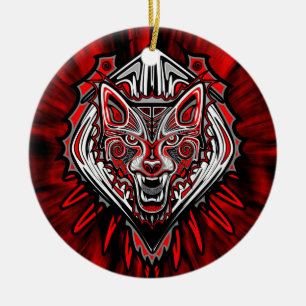 Varg Tattoo Stil Haida Art Circle Ornament