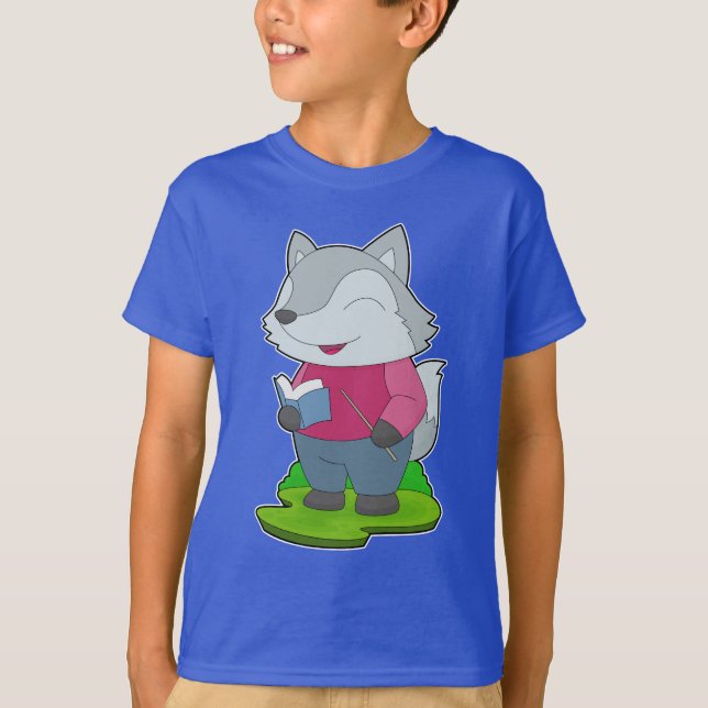 Varg Teacher Bok T Shirt (Framsida)