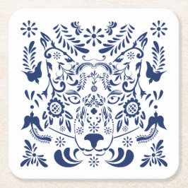 Varg traditionell Papper Underlägg av prydnadsföre