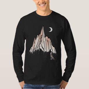 Varg under det halvmånne Måne - Modern T Shirt