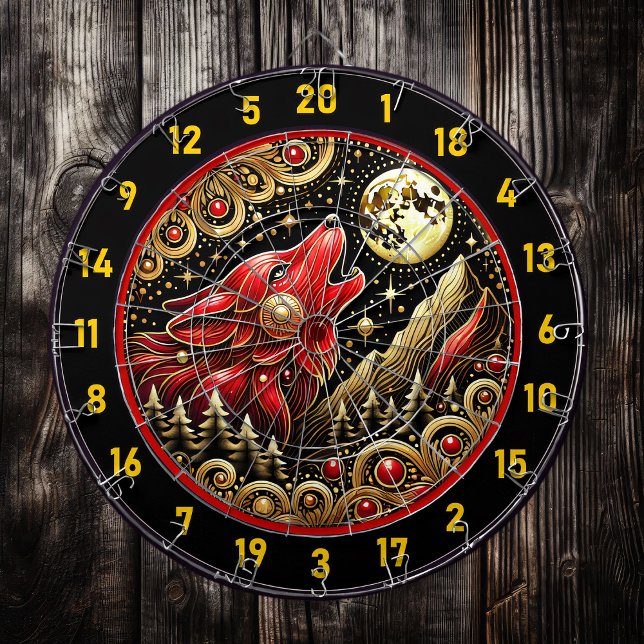 Varg under måndagskvällen ger makt och fred darttavla (Skapare uppladdad)