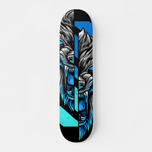 Varg, uppdelat huvud mini skateboard bräda 18,5 cm