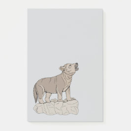 Varg Valp Howling Post-it Block