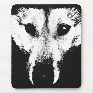Varg Valp Mousepad ger Malamute Varg Hundar Musmatta