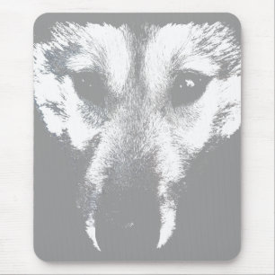 Varg Valp Mousepad Gifts Sled Hund Husky Hundar Musmatta