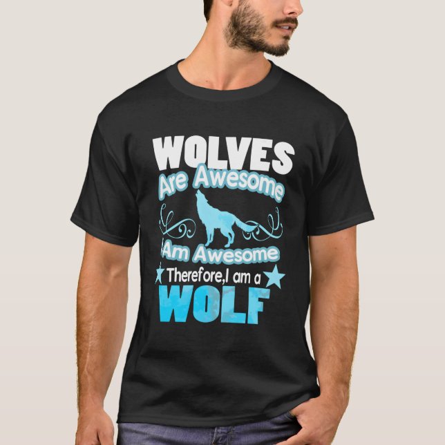 Varg Vargar är Fantastisk i Fantastisk T Shirt (Framsida)