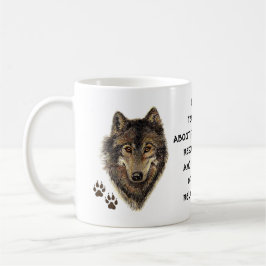 Varg, Vargar Djurverktyg, naturguide Kaffemugg