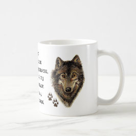 Varg, Vargar Djurverktyg, naturguide Kaffemugg