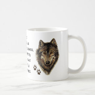 Varg, Vargar Djurverktyg, naturguide Kaffemugg