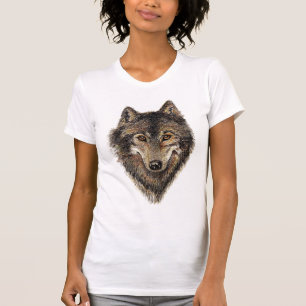 Varg, Vargar, Vild, djur, natur, T-shirt