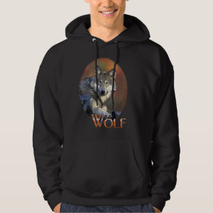 varg vargars canis+lupis älskare sweatshirt