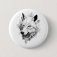 Varg Vild Art Tato för illustration av djurart