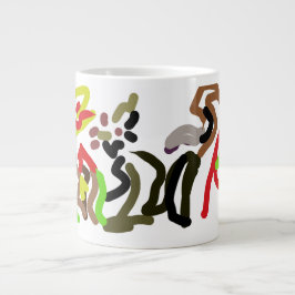 Varg vild bläck höst jumbo mugg