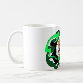 Varg vinter glädje kaffemugg