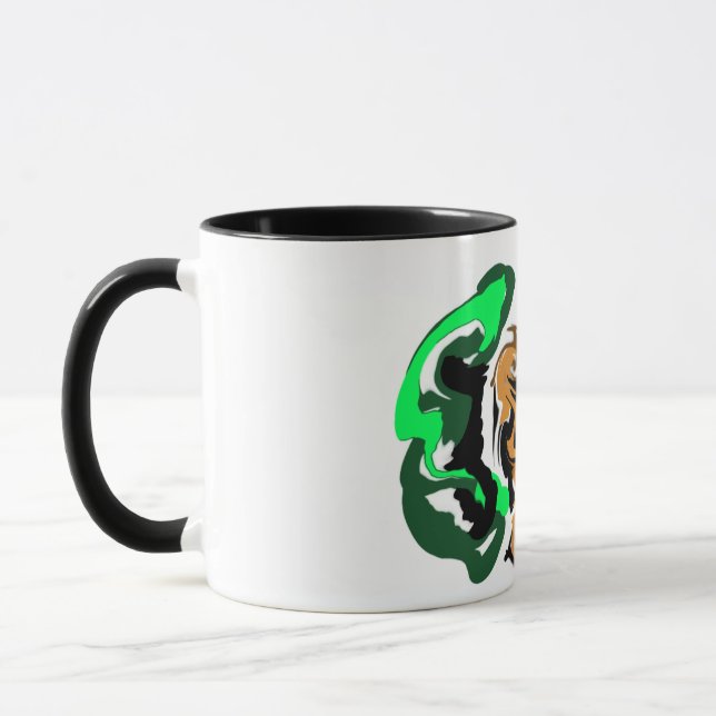 Varg vinter glädje mugg (Vänster)