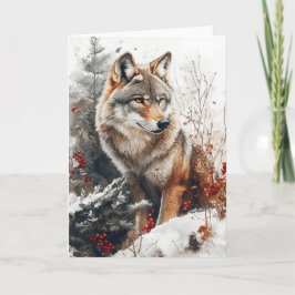 Varg Vinter Notekort Pappersvaror Kort
