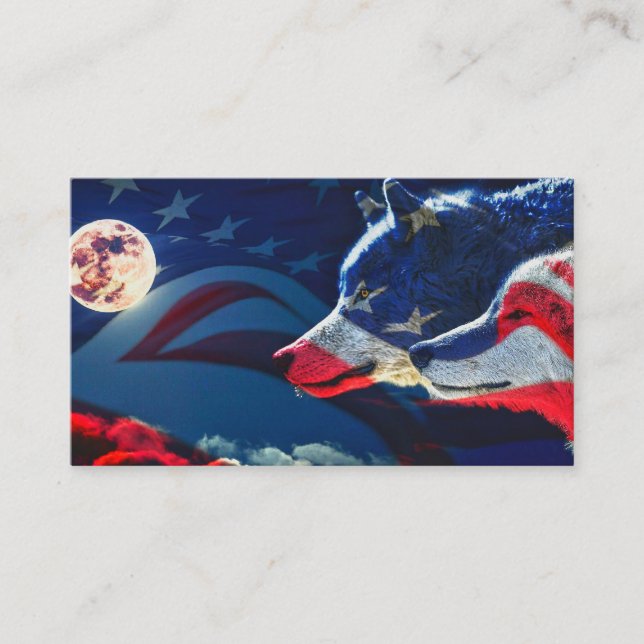 Varg Visitkort (Framsida)