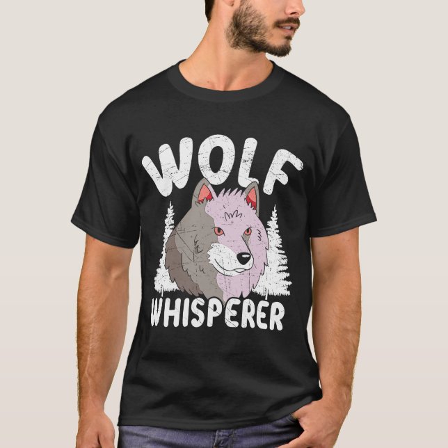 Varg Whisperer Werevarv Wolfpack Wolfgang Wildlife T Shirt (Framsida)