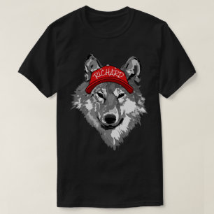 Varg White&Black Red Baseball Cap Namn Team T-Shir T Shirt