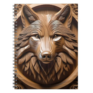 Varg Wood Carving Anteckningsbok