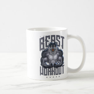 Varg Workout Beast Gym Fitness Bodybuilding Muscle Kaffemugg
