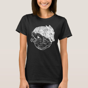 Varg Yin Yang Tribal Viking Scandanavian Nordic Ro T Shirt
