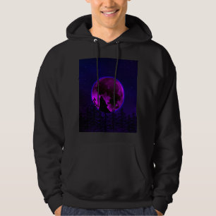 VARG YLAR MÅNE MAGENTA   HOODIE