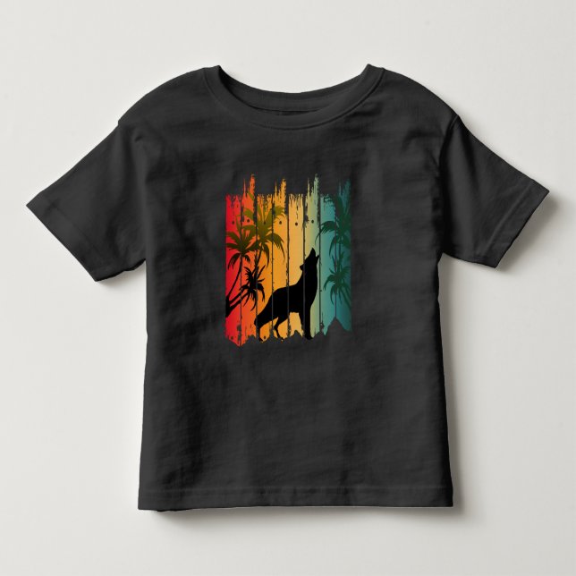 VARG YLAR SOLNEDGÅNG T SHIRT (Framsida)